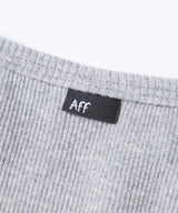 【予約】AFF AIVER　ヘビーリブクロップドタンクトップ