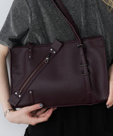 AFF AIVER　スラッシュジップトートバッグ