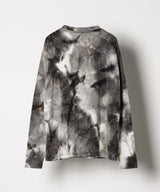 【予約】AFF AIVER　ムラ染めニットL/S TEE