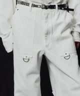 AIVER　ボンテージデニムベイカーパンツ