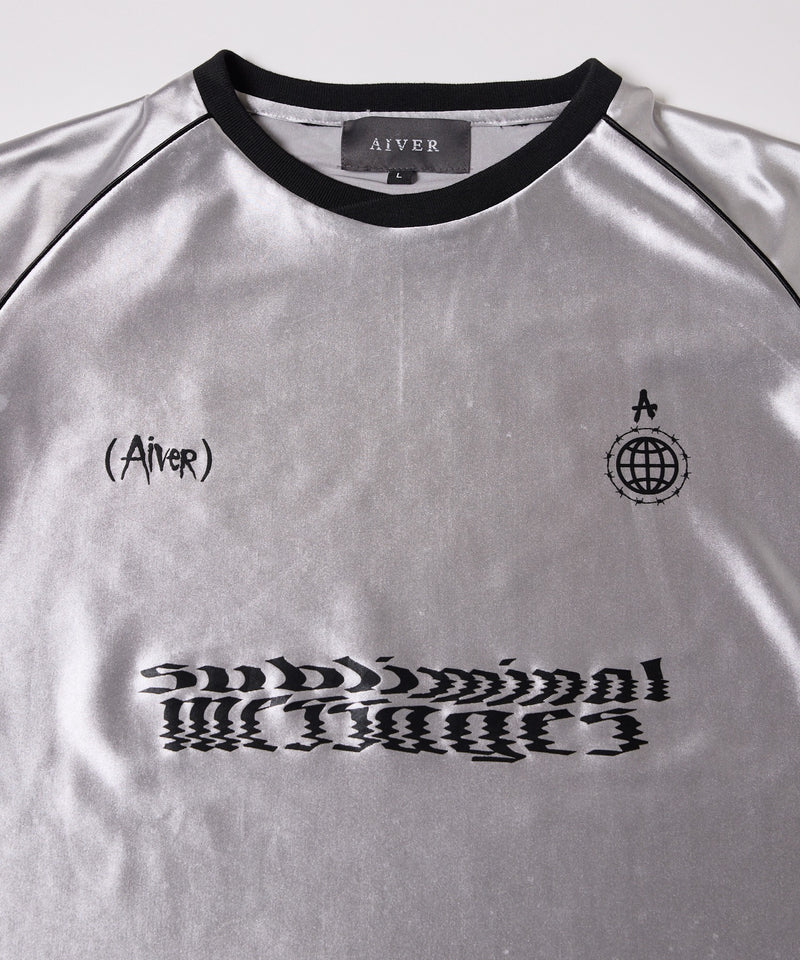 【予約】AIVER　ラグランサッカーシャツ【カラー・サイズ、ご注文日によりお届け予定が異なります】