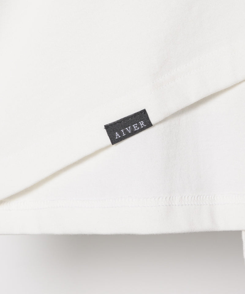AIVER　レックス刺繍L/S TEE