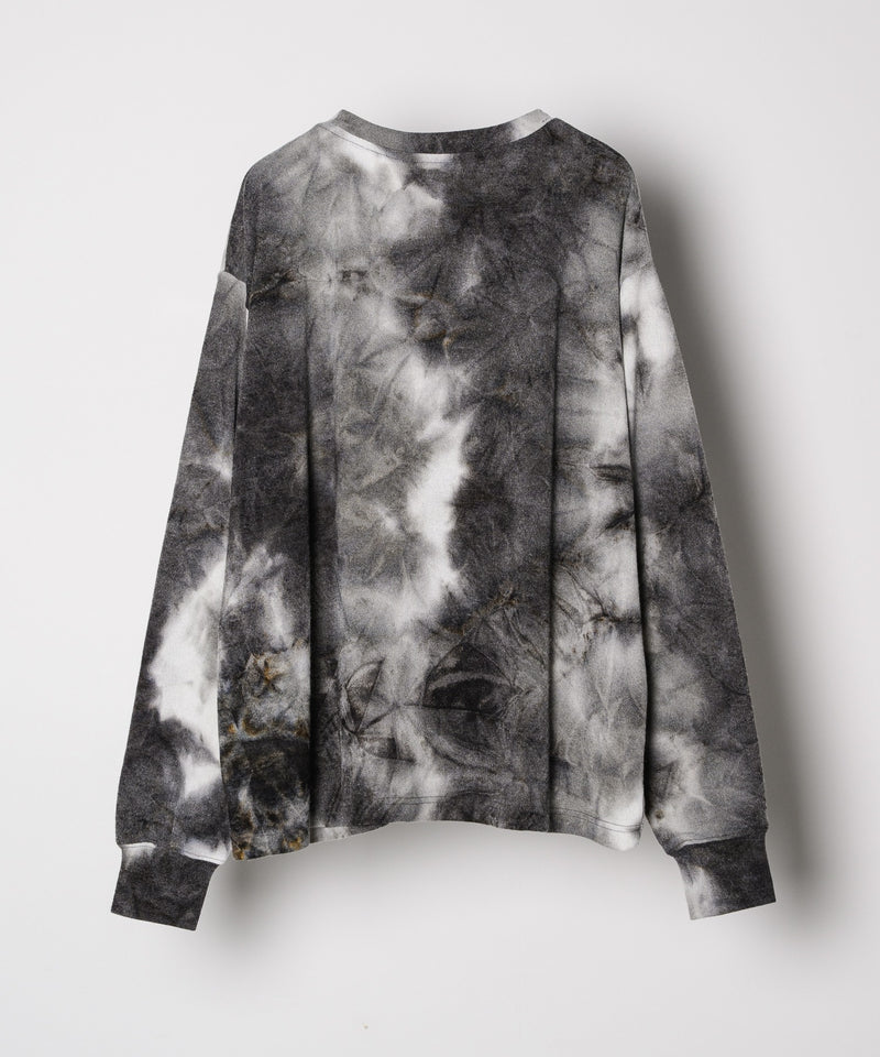 【予約】AFF AIVER　ムラ染めニットL/S TEE