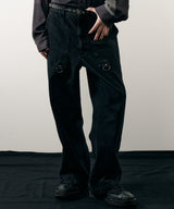 AIVER　ボンテージデニムベイカーパンツ