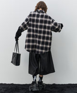 【予約】AIVER　ワッフルレイヤードオンブレチェックシャツ