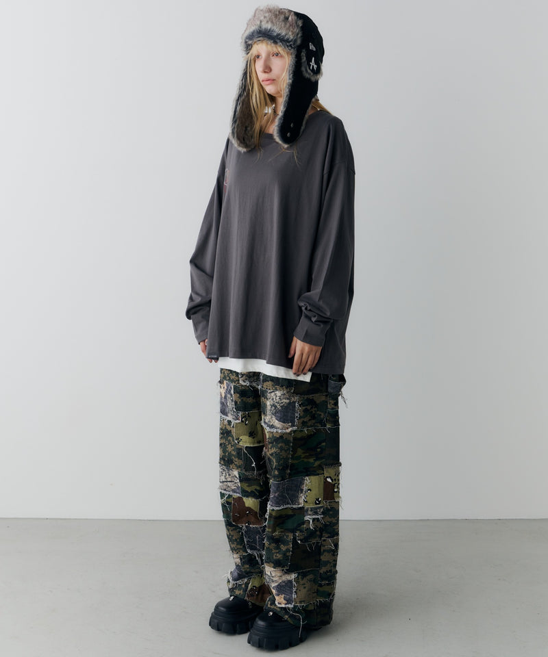 【予約】AIVER　エラープリントL/S TEE