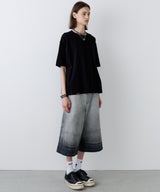 AIVER　30/2ウォッシュ天竺ガゼットポケットコンパクトS/S TEE