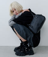 【ONLINE STORE先行予約】AFF AIVER　デントスモールボストンバッグ