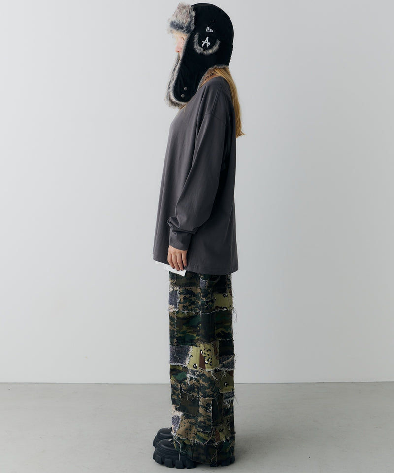 【予約】AIVER　エラープリントL/S TEE