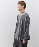 【予約】AIVER　ヘビーワッフルヘンリーネックL/S TEE