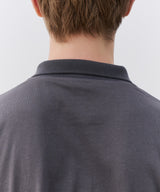 AFF AIVER　16/-ウォッシュ天竺レイヤードポロ