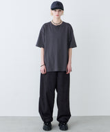 【予約】AFF AIVER　16/-ウォッシュ天竺スキッパーS/S TEE