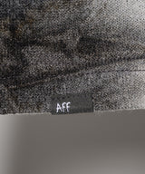 【予約】AFF AIVER　ムラ染めニットL/S TEE