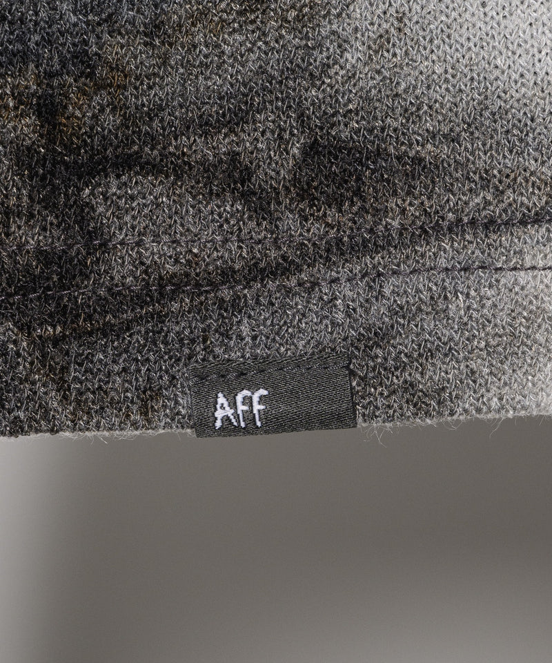 【予約】AFF AIVER　ムラ染めニットL/S TEE