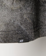 【予約】AFF AIVER　ムラ染めニットL/S TEE