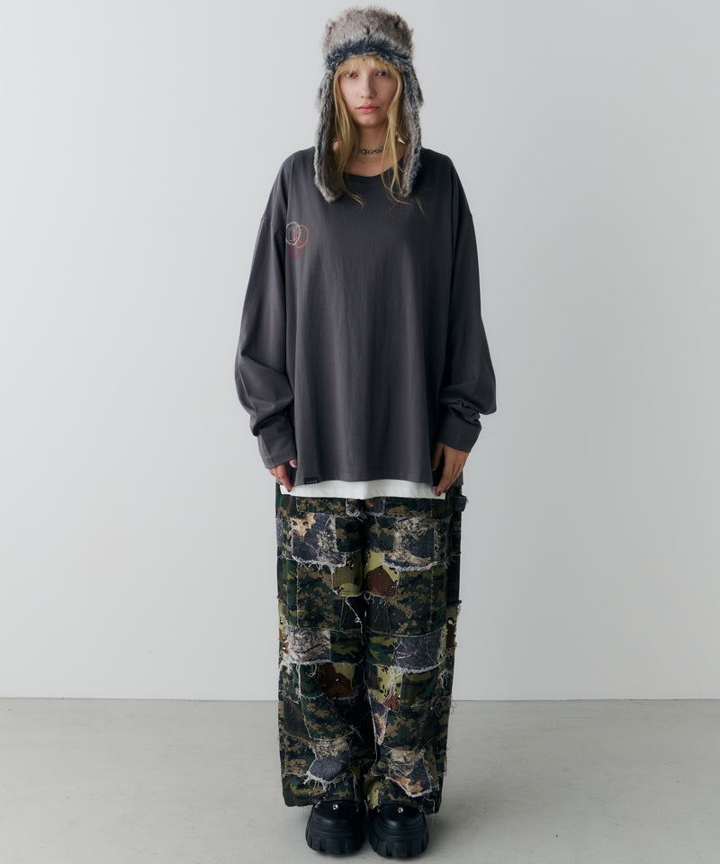 【予約】AIVER　エラープリントL/S TEE