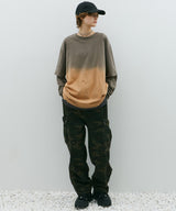 AFF AIVER　グラデーションブリーチレイヤードロンTEE