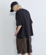 AIVER　30/2ウォッシュ天竺ガゼットポケットコンパクトS/S TEE