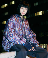 【予約】AIVER　ニット転写リバーシブルブルゾン