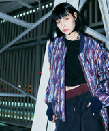 【予約】AIVER　ニット転写リバーシブルブルゾン