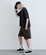 AIVER　30/2ウォッシュ天竺ガゼットポケットコンパクトS/S TEE