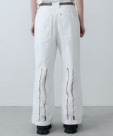 AIVER　ボンテージデニムベイカーパンツ