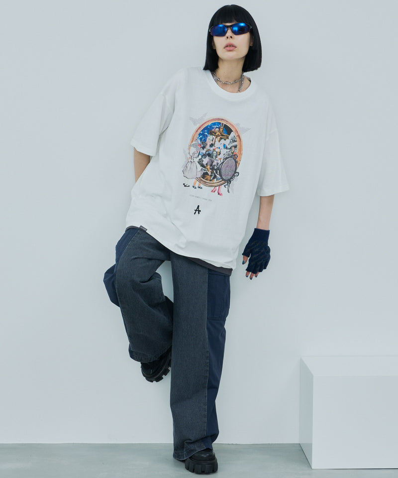 岡本奇太郎×AIVER　ワンダーランドS/S TEE