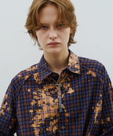 AFF AIVER　ブリーチラグランチェックシャツ