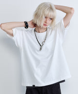AIVER　30/2ウォッシュ天竺ガゼットポケットコンパクトS/S TEE