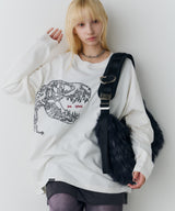 AIVER　レックス刺繍L/S TEE