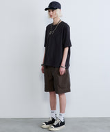 AIVER　30/2ウォッシュ天竺ガゼットポケットコンパクトS/S TEE