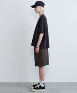 AIVER　30/2ウォッシュ天竺ガゼットポケットコンパクトS/S TEE