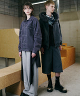 AIVER　ワイドクォーターダブルニーパンツ