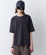AIVER　30/2ウォッシュ天竺ガゼットポケットコンパクトS/S TEE