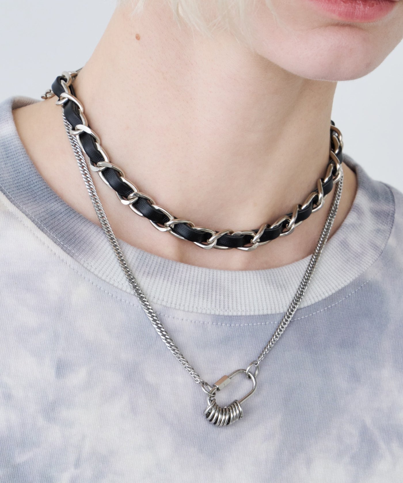 Jentlouis カラビナネックレス AIVER サープラスカラビナネックレス