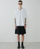 AIVER　30/2ウォッシュ天竺フットボールS/S TEE