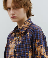 AFF AIVER　ブリーチラグランチェックシャツ