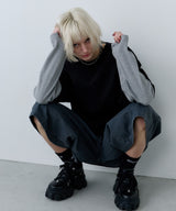 【ONLINE STORE先行予約】AFF AIVER　ワッフルレイヤードL/S TEE