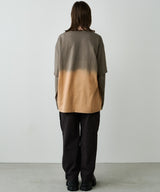 AFF AIVER　グラデーションブリーチレイヤードロンTEE