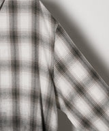 【予約】AIVER　スプレー加工オンブレチェックシャツ