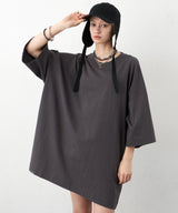 AIVER　16/‐ウォッシュ天竺モンスターS/S TEE