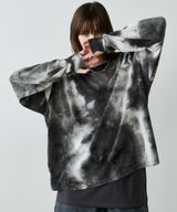 【予約】AFF AIVER　ムラ染めニットL/S TEE