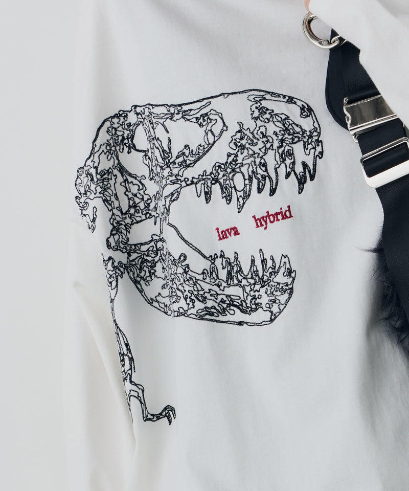 AIVER　レックス刺繍L/S TEE