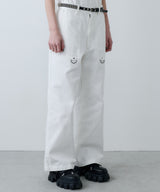 AIVER　ボンテージデニムベイカーパンツ