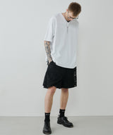 AIVER　30/2ウォッシュ天竺フットボールS/S TEE