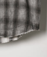 【予約】AIVER　スプレー加工オンブレチェックシャツ