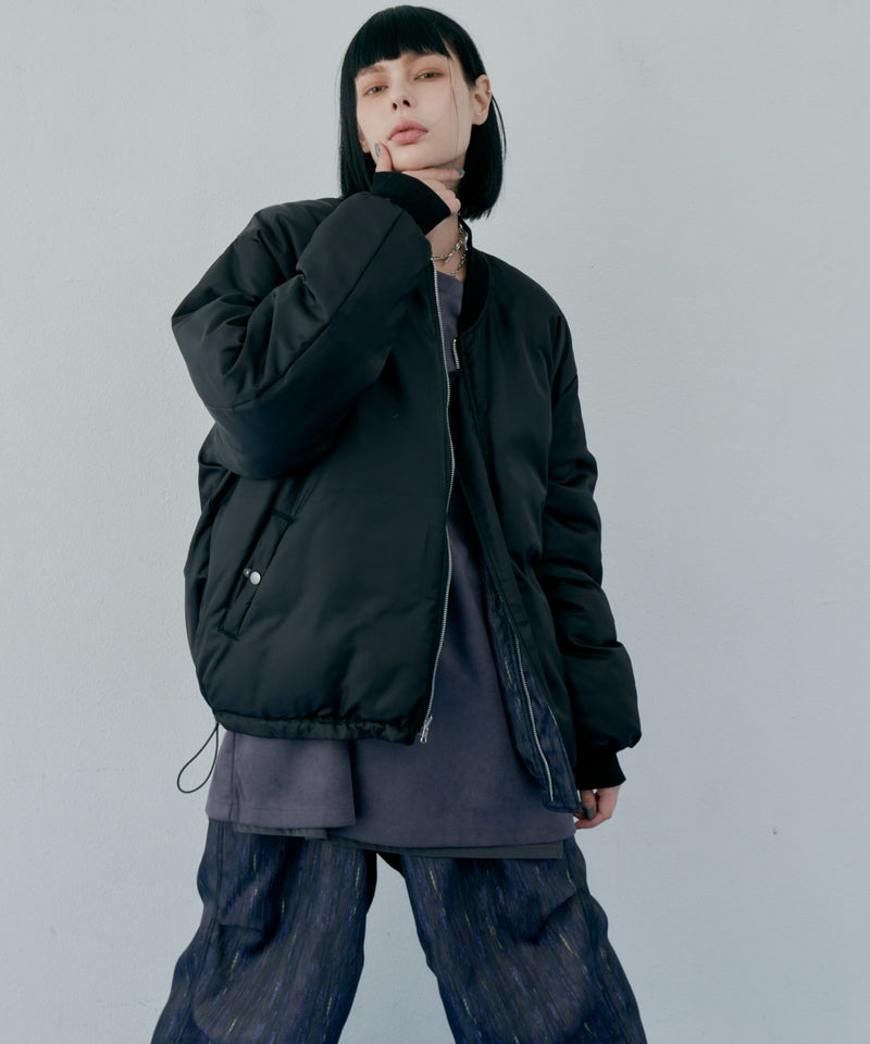 【予約】AIVER　ニット転写リバーシブルブルゾン