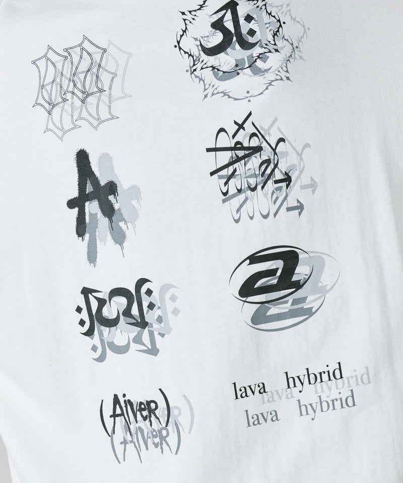 【予約】AIVER　エラープリントL/S TEE