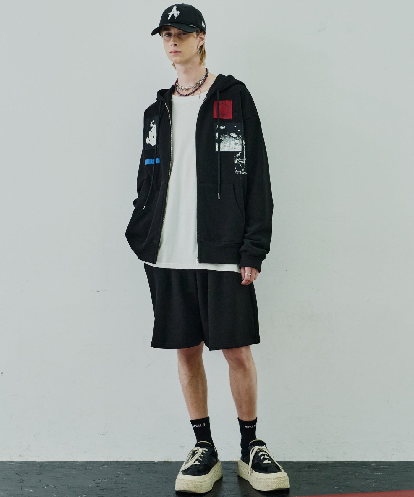 【OG LABEL】ブラックアイパッチ スウェットバギーショーツ BlackEyePatch（ブラックアイパッチ）の「BlackEyePatch