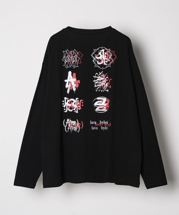 【予約】AIVER　エラープリントL/S TEE